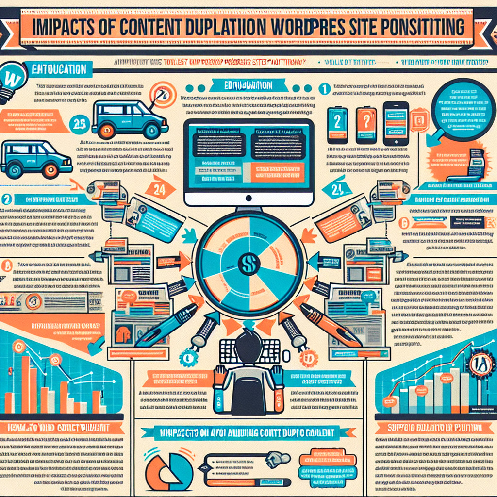 Wpływ duplikacji treści na pozycjonowanie strony WordPress.